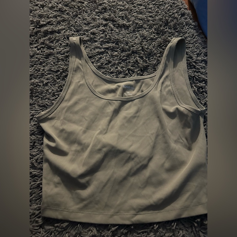 Cropped ribbed tank top from pacsun